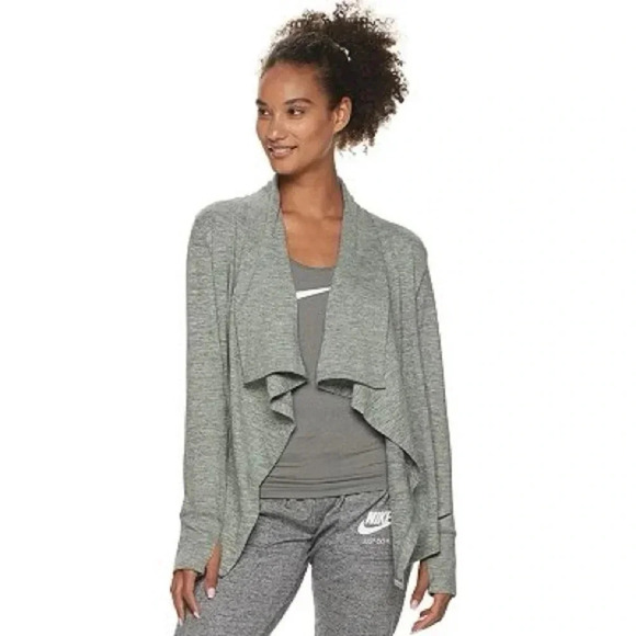 Nike Long-Sleeve Yoga Training Jacket in Juniper Fog - Size XSmall - Picture 1 of 8